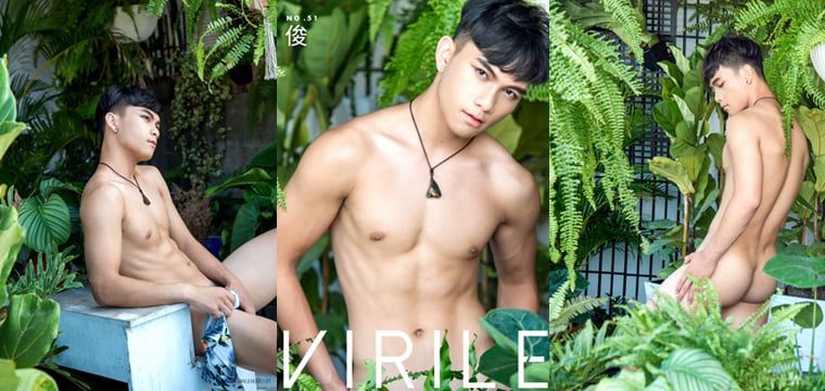 VIRILE 性感志 NO.51 新晋体育生 俊——万客写真+视频