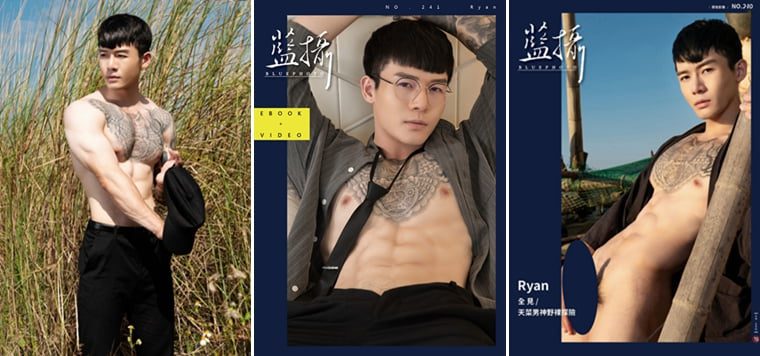 Bluephoto Blue photo No.241 Tiancai male god wild naked adventure RYAN——Wanke photo + video