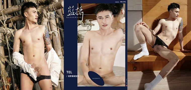 蓝摄 BluePhoto No.301 狂野重机型男 TEL——万客写真+视频